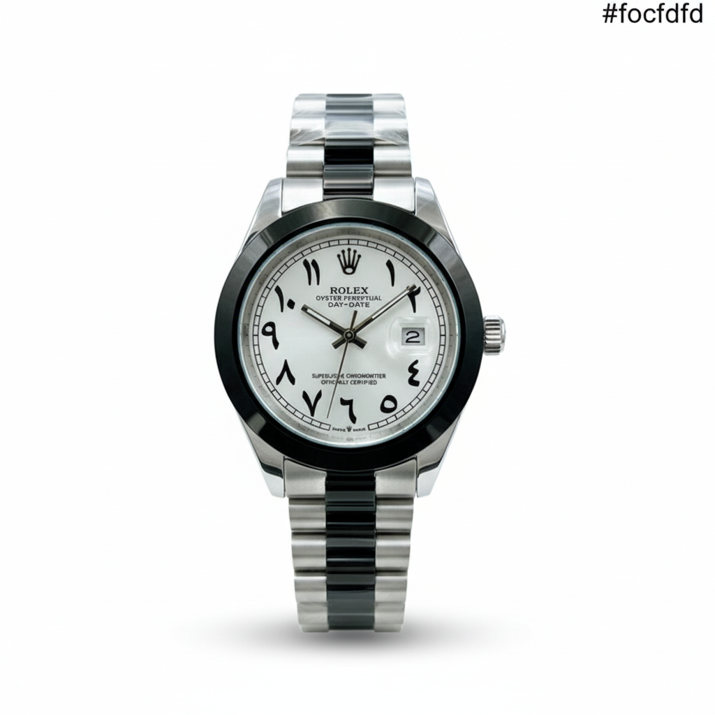 Rlx Watch – black two tone with Arabic  Dial