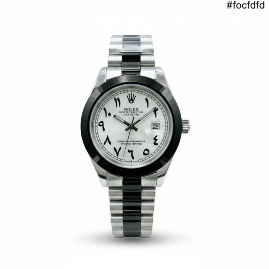 Rlx Watch – black two tone with Arabic  Dial