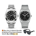 ROLEX DT + TISSOT - 🎁 Receive Premium Glasses Worth Rs.1,750 FREE