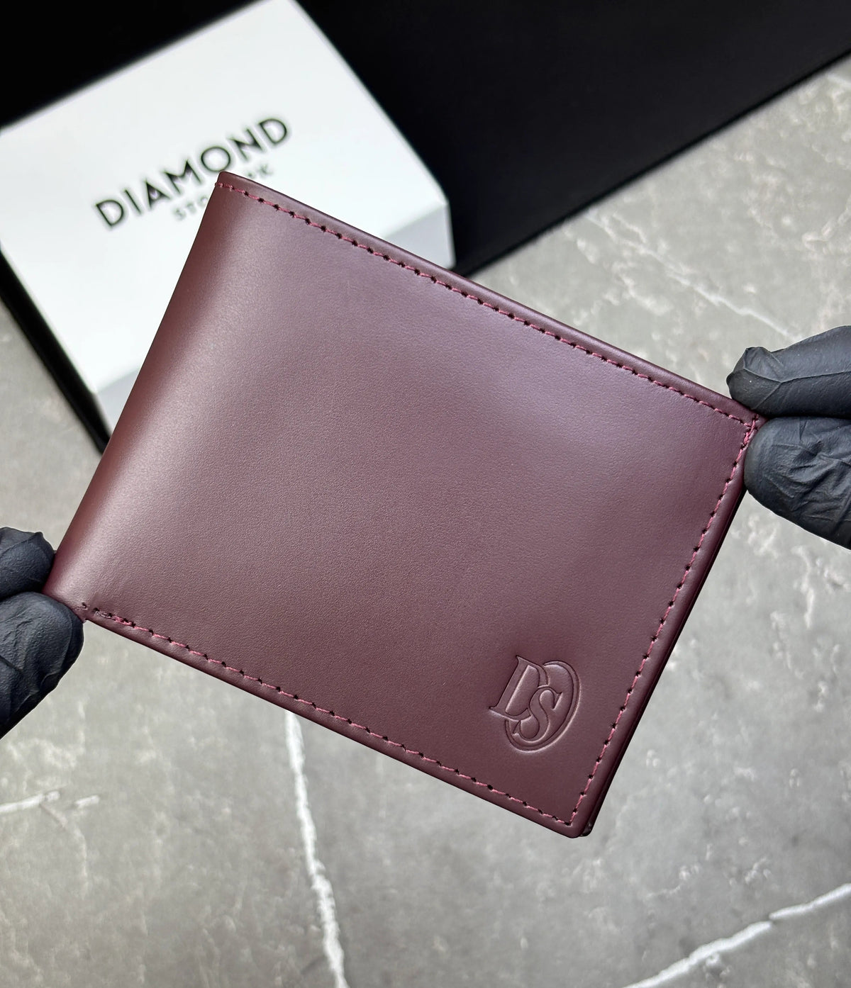 The Legacy | Premium Cow Leather Wallet Gift Set | Red Wine
