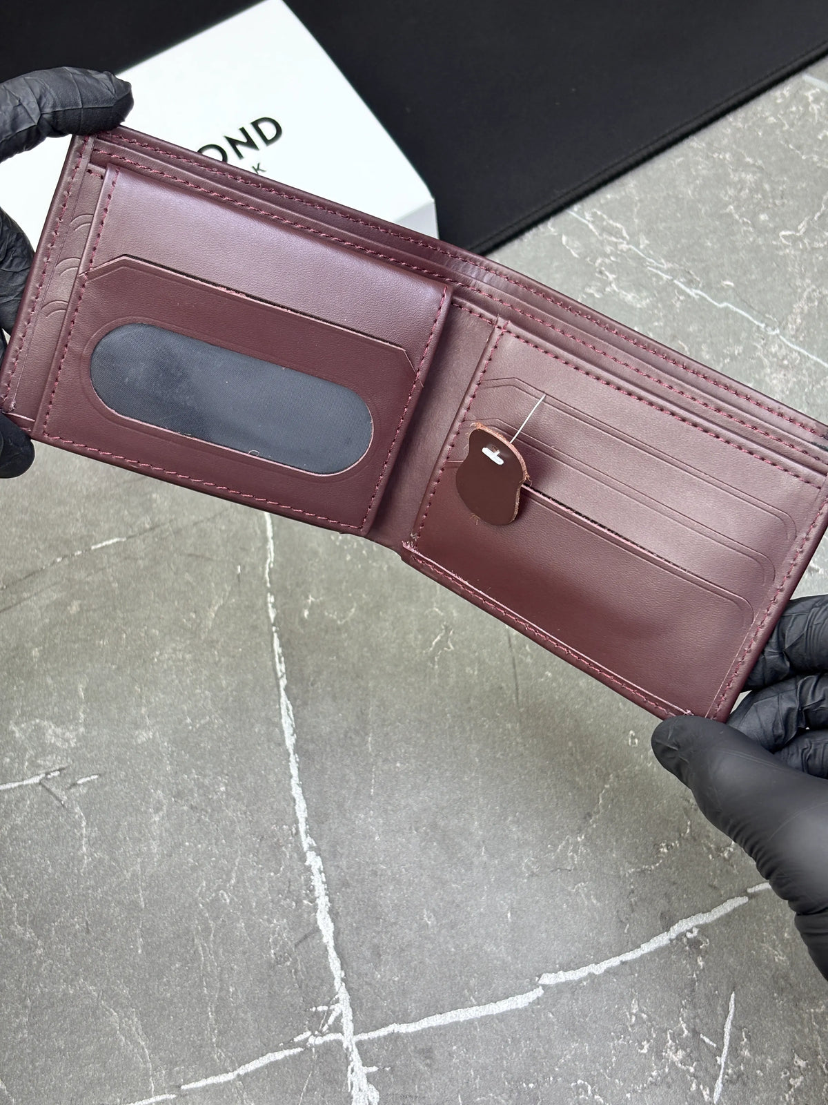 The Legacy | Premium Cow Leather Wallet Gift Set | Red Wine