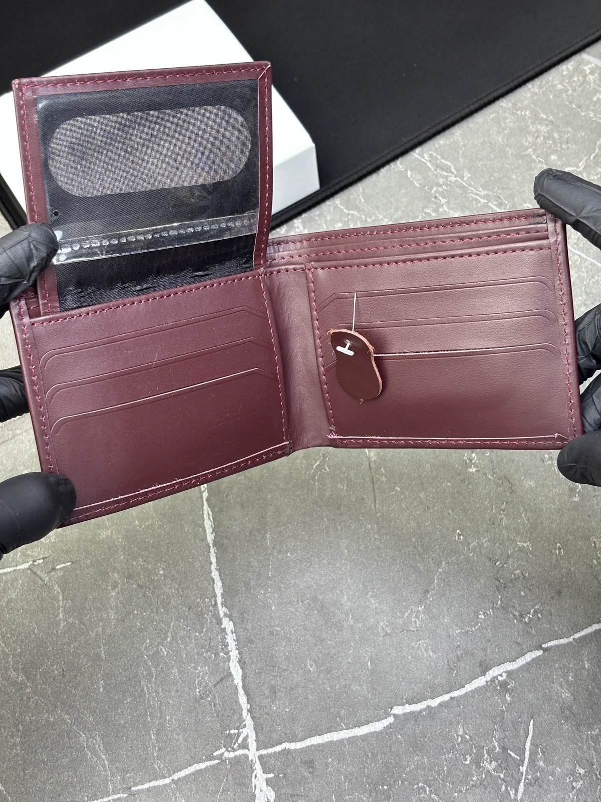 The Legacy | Premium Cow Leather Wallet Gift Set | Red Wine