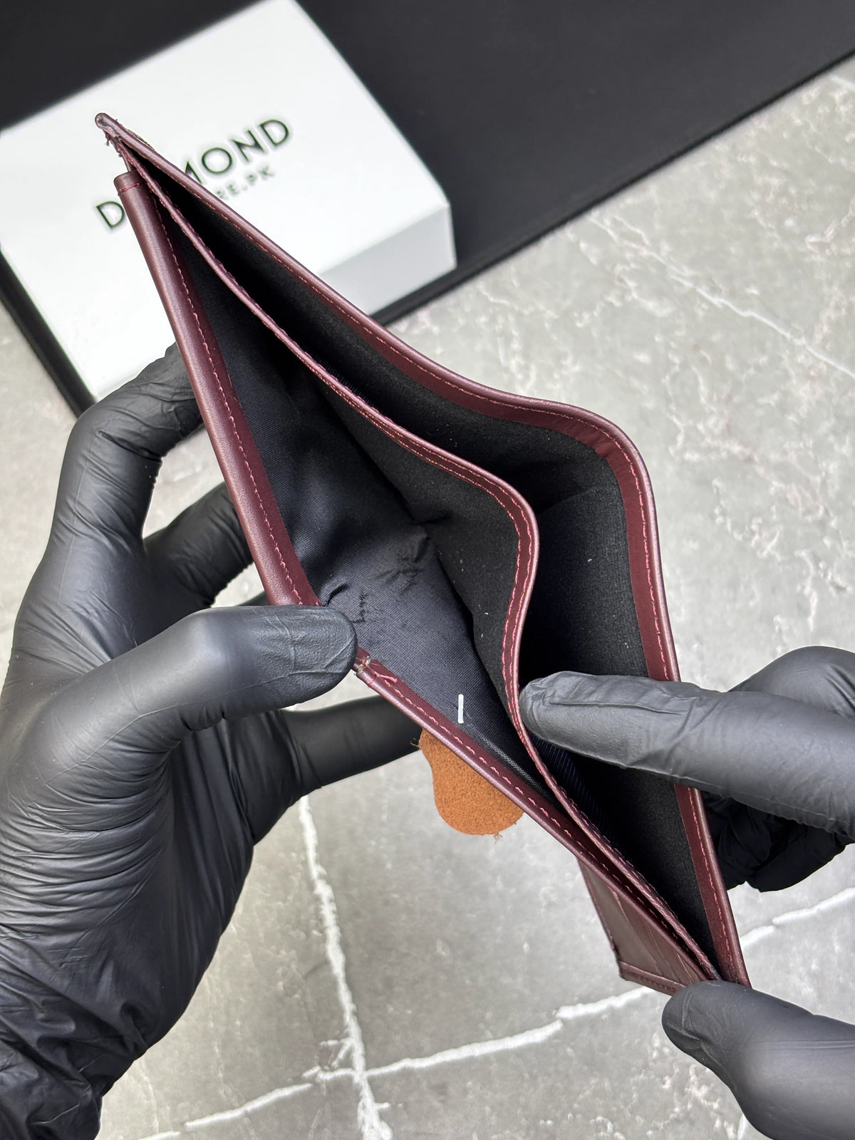 The Legacy | Premium Cow Leather Wallet Gift Set | Red Wine