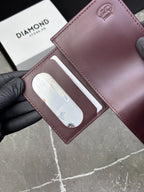 The Legacy | Premium Cow Leather Wallet Gift Set | Red Wine