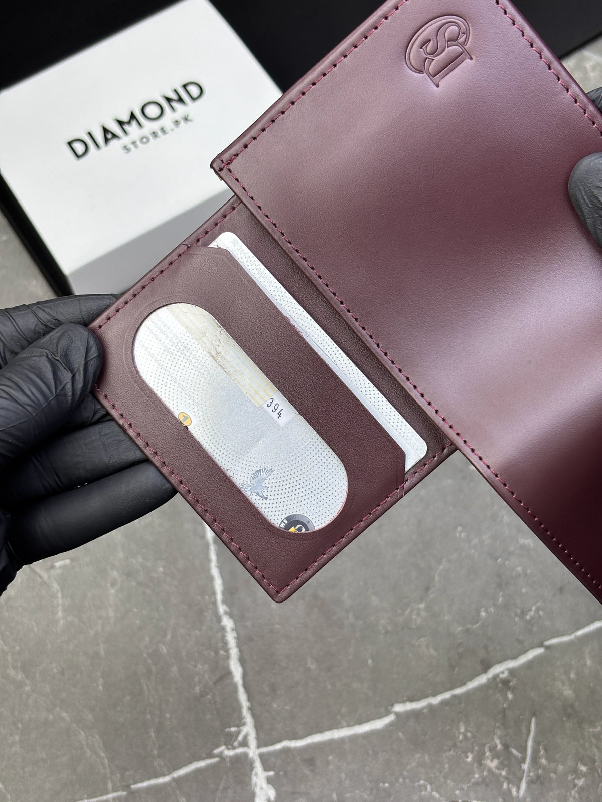 The Legacy | Premium Cow Leather Wallet Gift Set | Red Wine