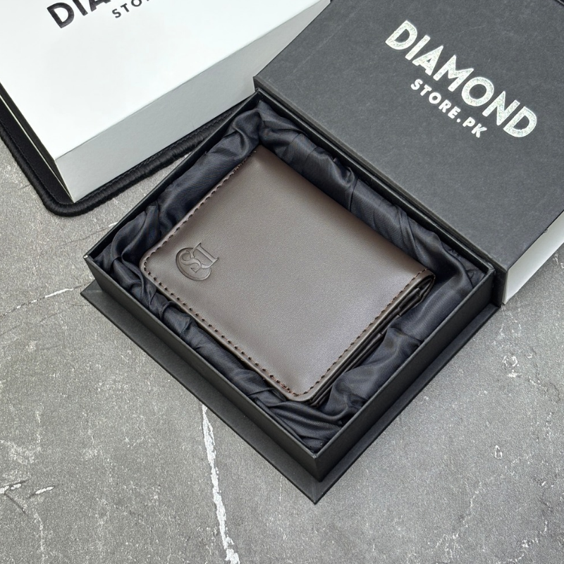 The Compact | Premium Cow Leather Wallet | Brown