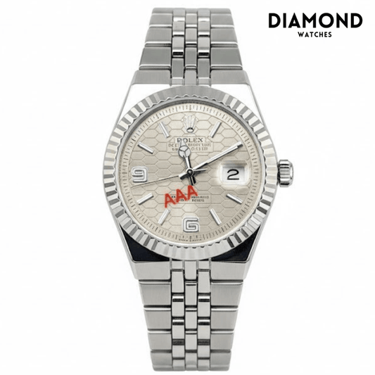Rolex Watch 2025 Edition - Silver With Grey Dial