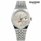 Rolex Watch 2025 Edition - Silver With Black Dial