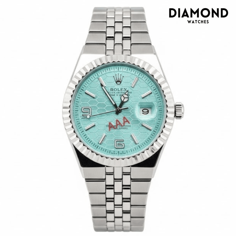 Rolex Watch 2025 Edition - Silver With Black Dial