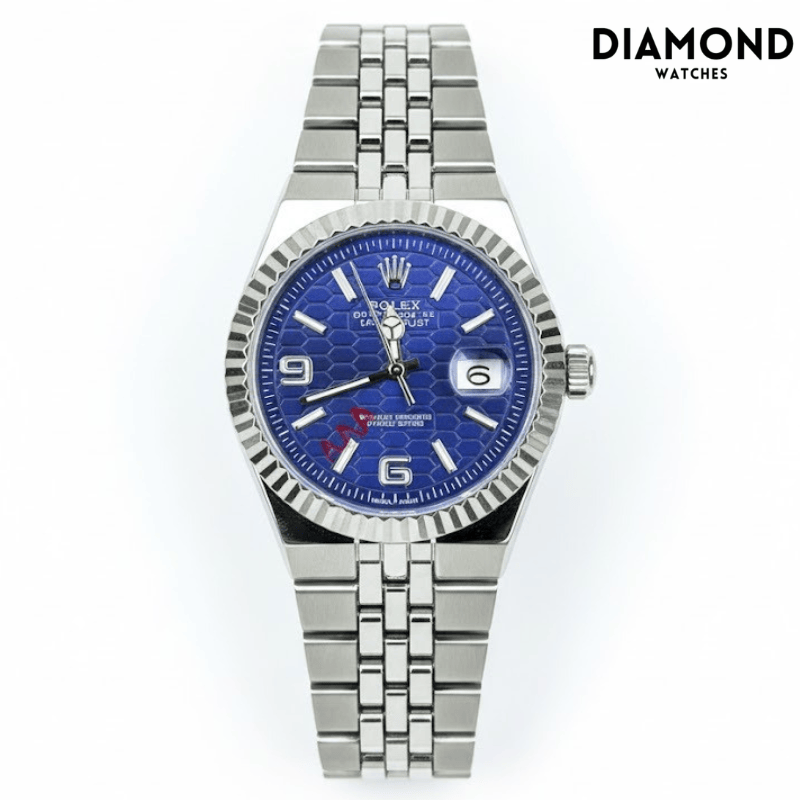 Rolex Watch 2025 Edition - Silver With Black Dial