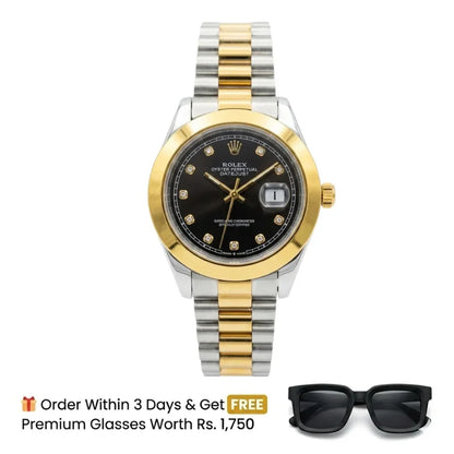 Rlx Watch – Two-Tone black Dial