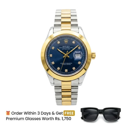 Rlx Watch – Two-Tone blue Dial