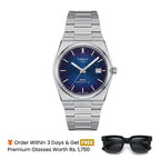 Tissot PRX Semi-Automatic – Silver with Midnight Blue Dial