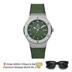 HB Strap Watch – Green with Green Dial