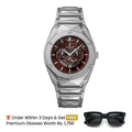 Hublot Watch  Diamond Cut  – Skeleton Brown Dial
