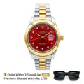Rlx  Watch – two tone red Dial