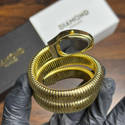 Cobra Curve Ladies Watch – Gold & Gold
