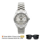 Rlx Watch – silver with white Dial