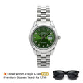 Rlx  Watch – Silver with green Dial