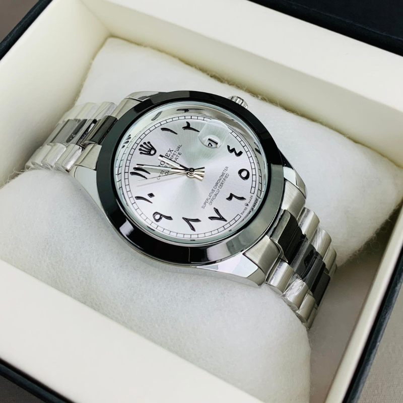Rlx Watch – black two tone with Arabic  Dial
