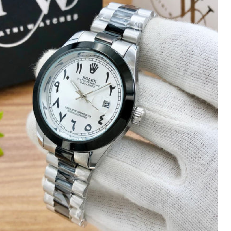 Rlx Watch – black two tone with Arabic  Dial