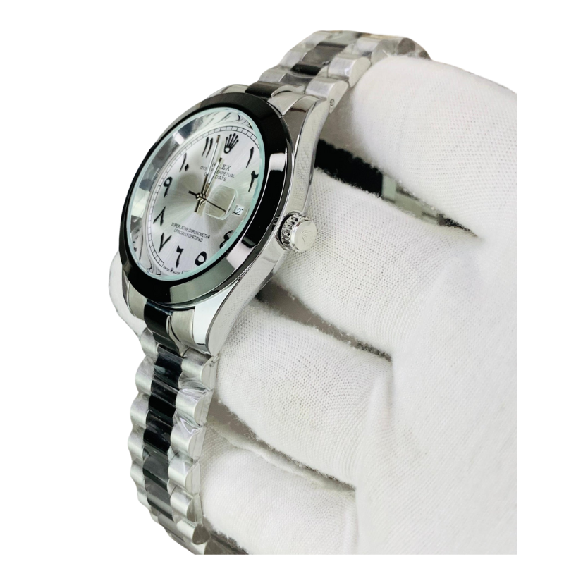 Rlx Watch – black two tone with Arabic  Dial