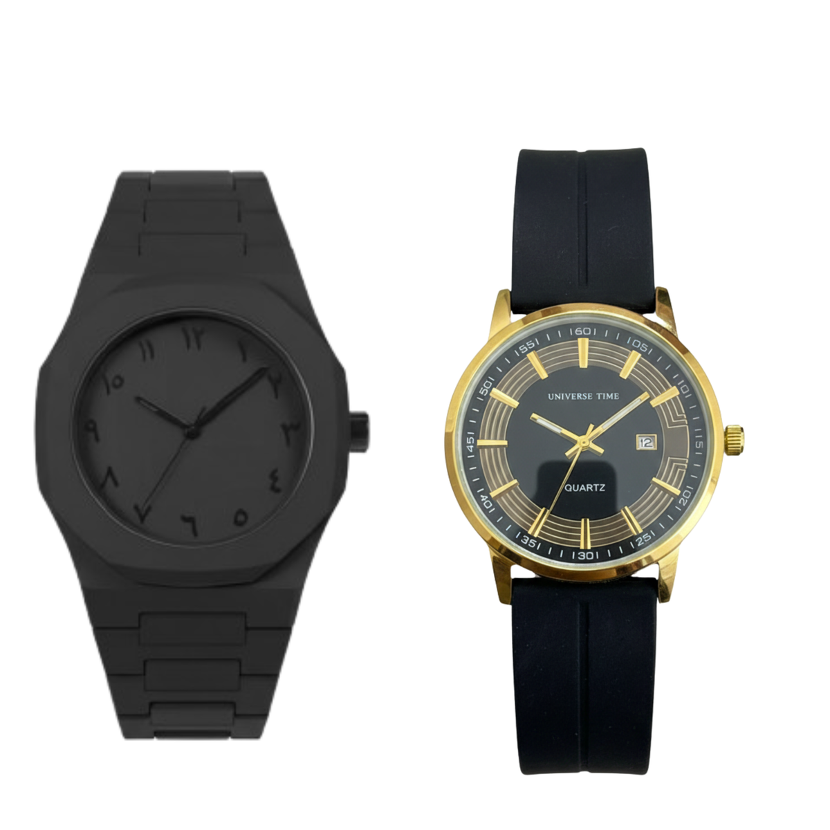 Universe TM Black With Golden Case  + Black Aura – Luxury Combo Deal