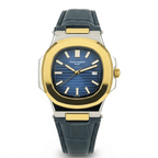 Patek Strap Watch – Blue with Blue Dial