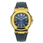 Patek Strap Watch – Blue with Blue Dial