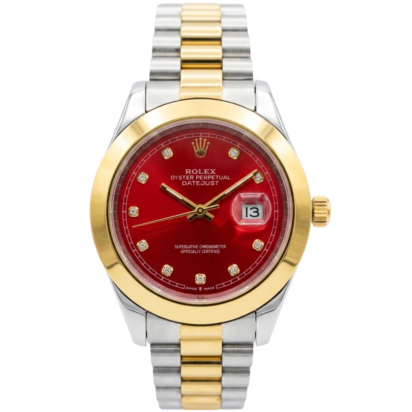 Rlx  Watch – two tone red Dial