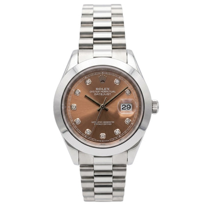 Rlx Watch – silver with brown Dial