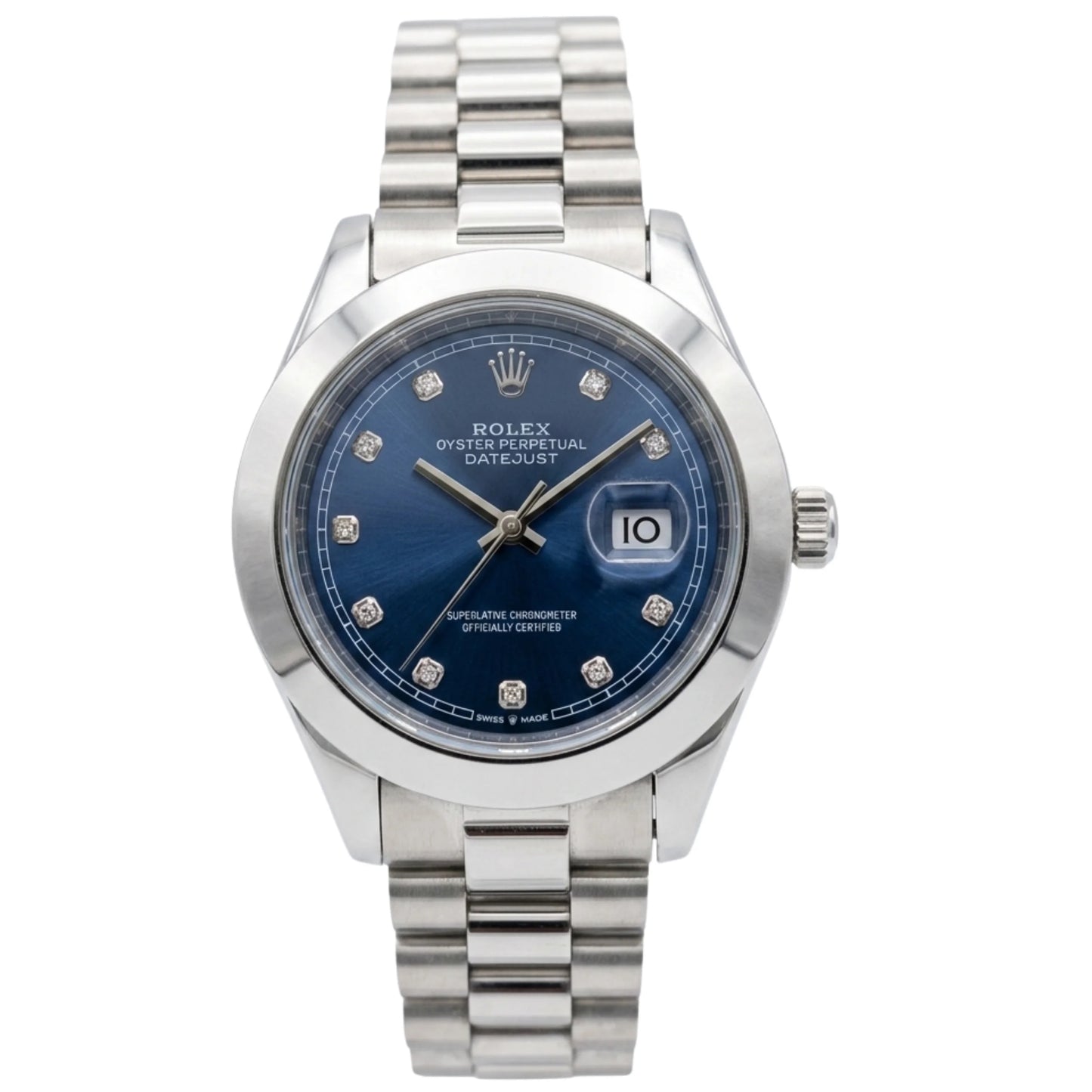 Rlx Watch – silver with blue  Dial