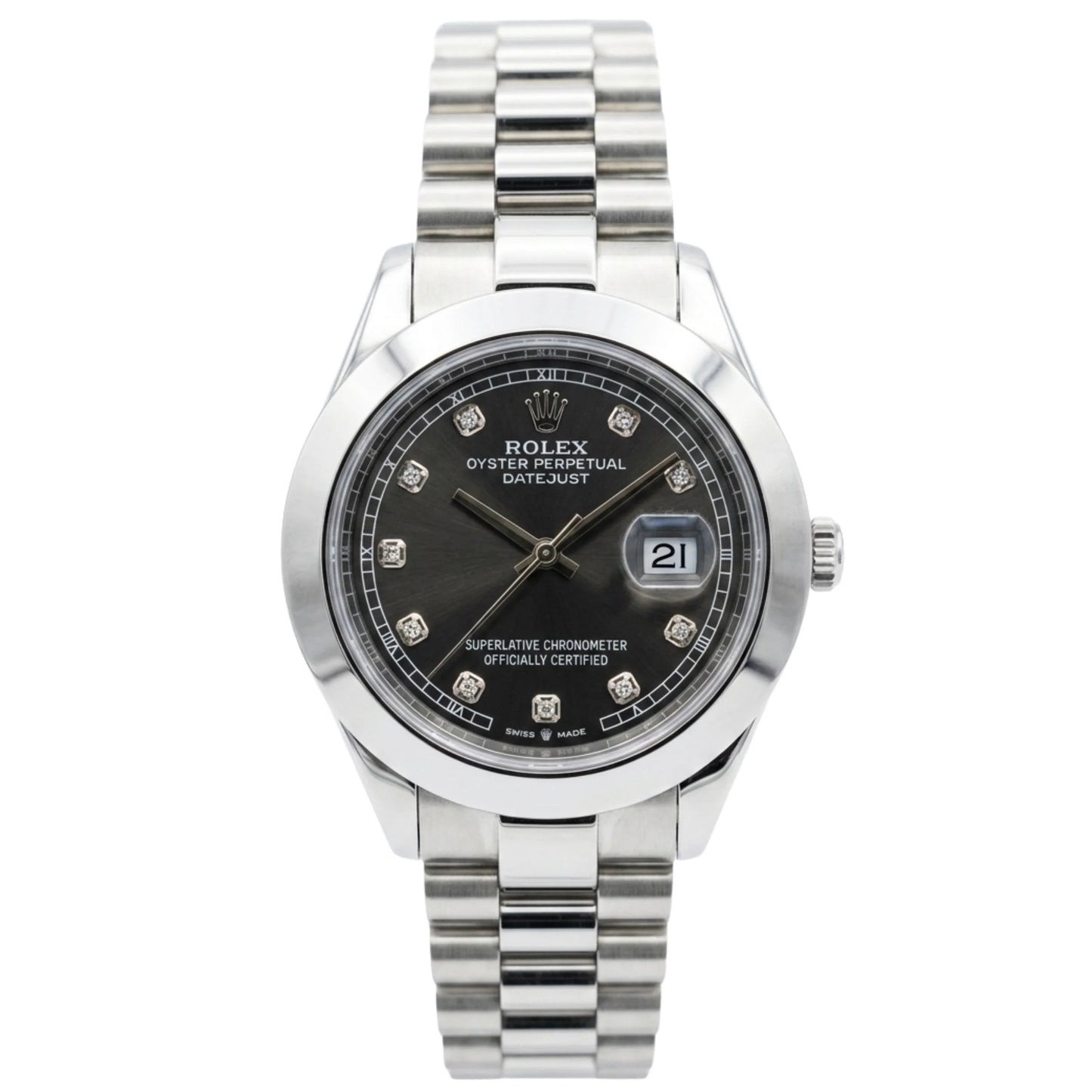 Rlx  Watch – silver with black Dial