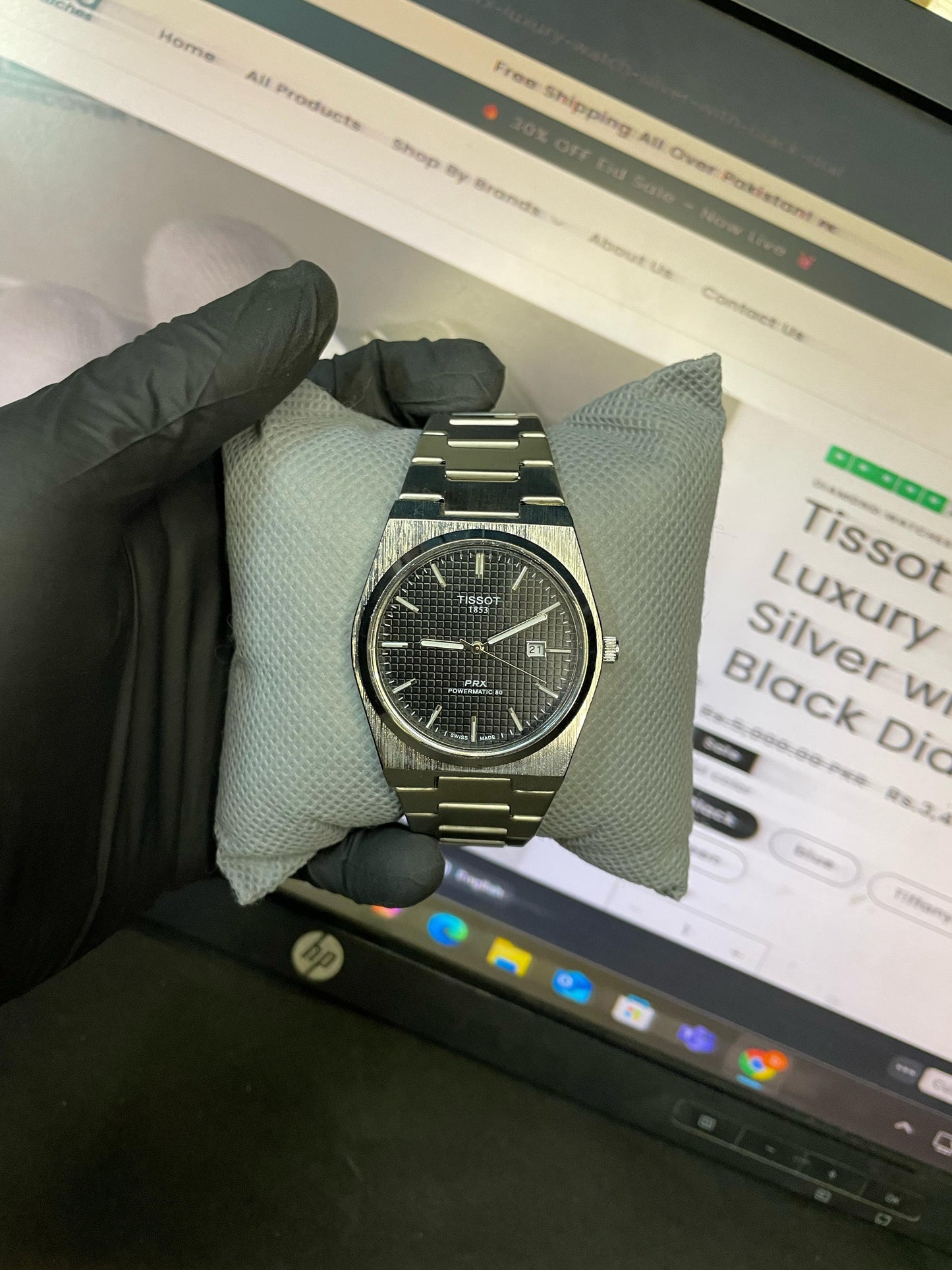 Tissot PRX +  Black Aura – Luxury Combo Deal
