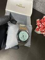 Tissot PRX Luxury Watch – Silver with Tiffany Dial Old