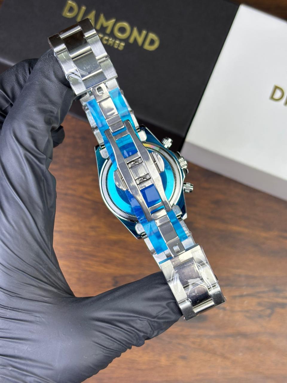 Rlx Daytona - Rainbow - Classic Silver Chain