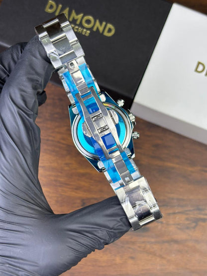Rlx Daytona - Rainbow - Classic Silver Chain