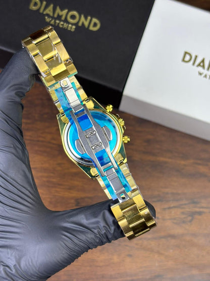 Rlx Daytona - Rainbow - Classic Gold Chain