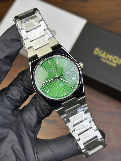Tissot PRX Luxury Watch – Silver with Black Dial