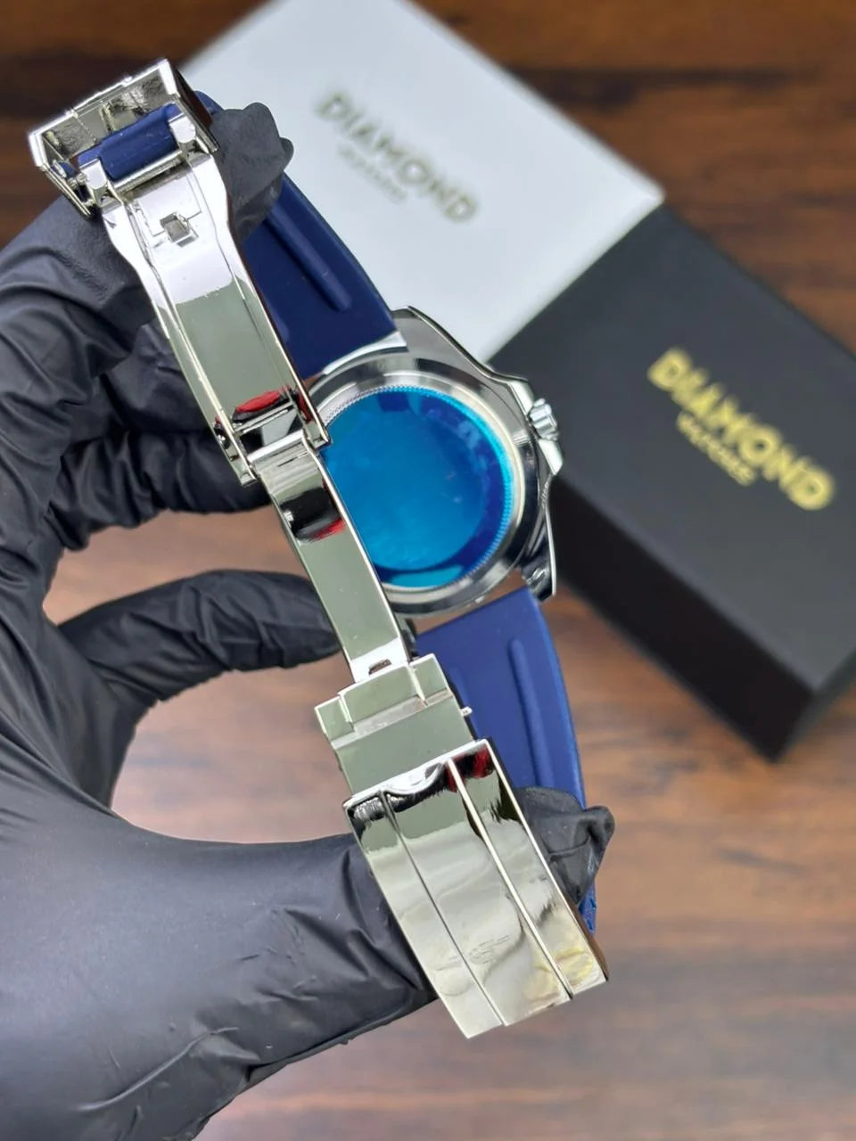 Rlx Submariner Silicon Strap – Blue Dial