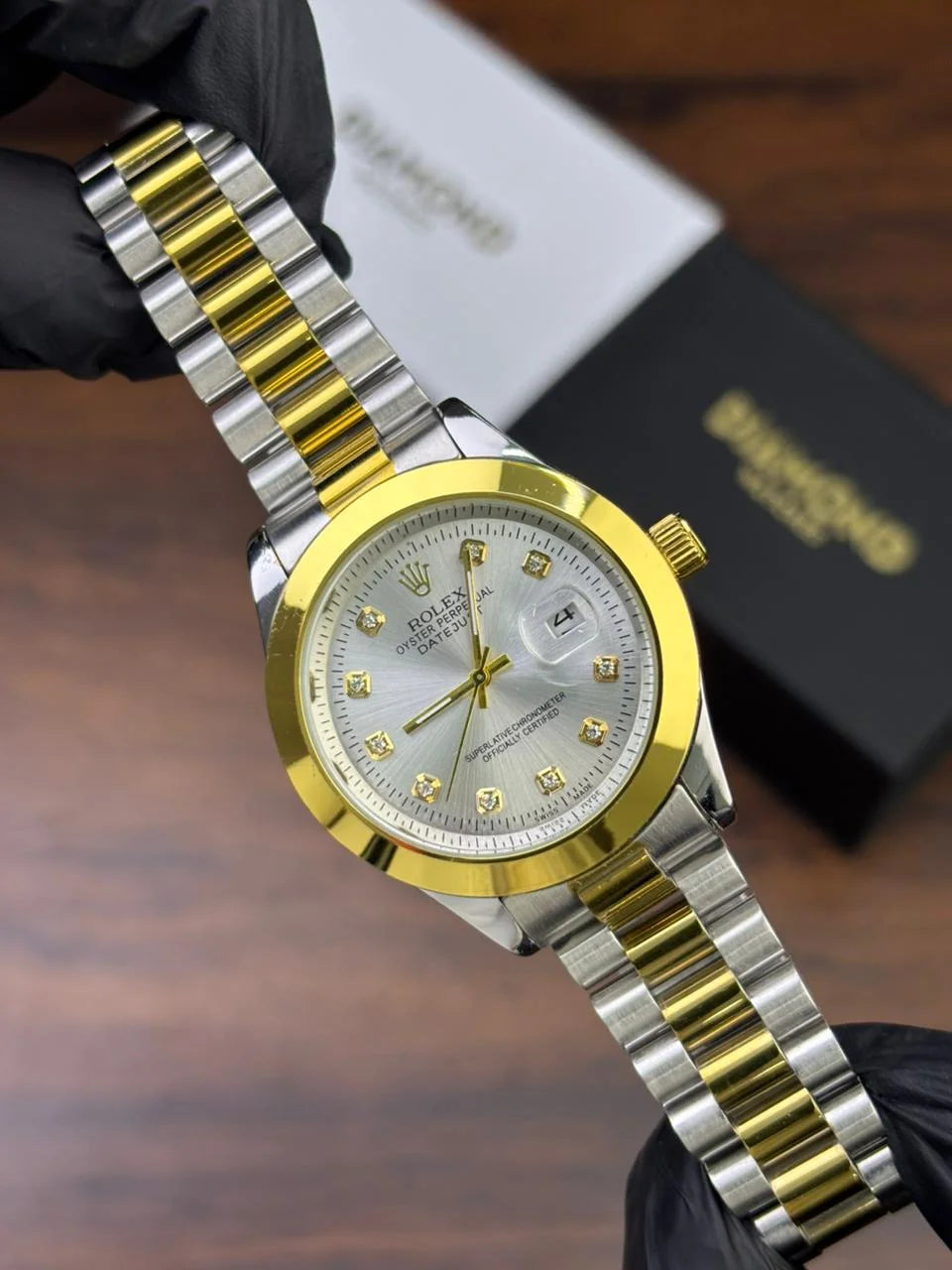 Rlx Watch – two tone white Dial