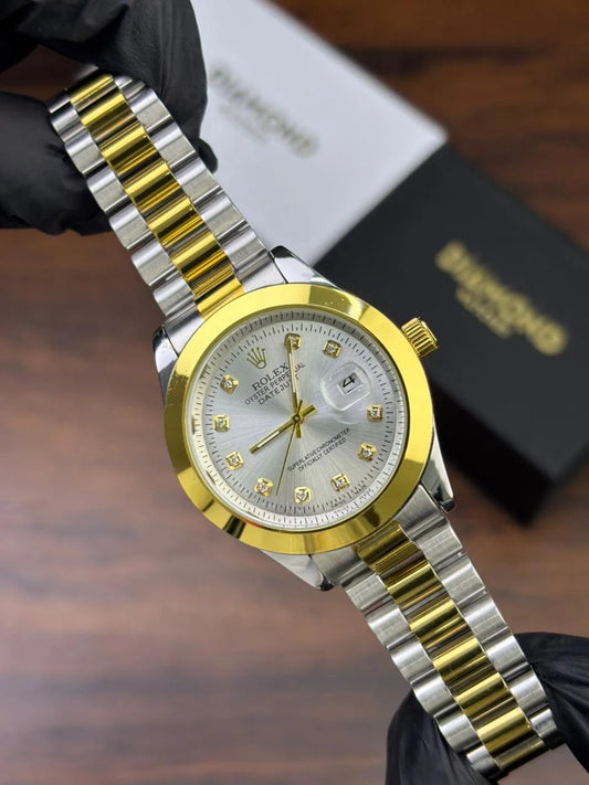 Rlx Watch – two tone white Dial