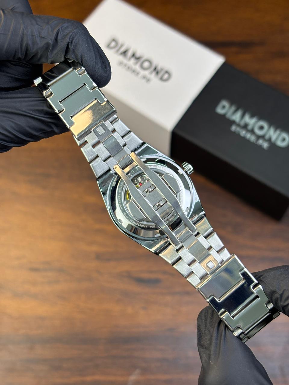 Tissot PRX Semi-Automatic – Silver with Royal Purple Dial