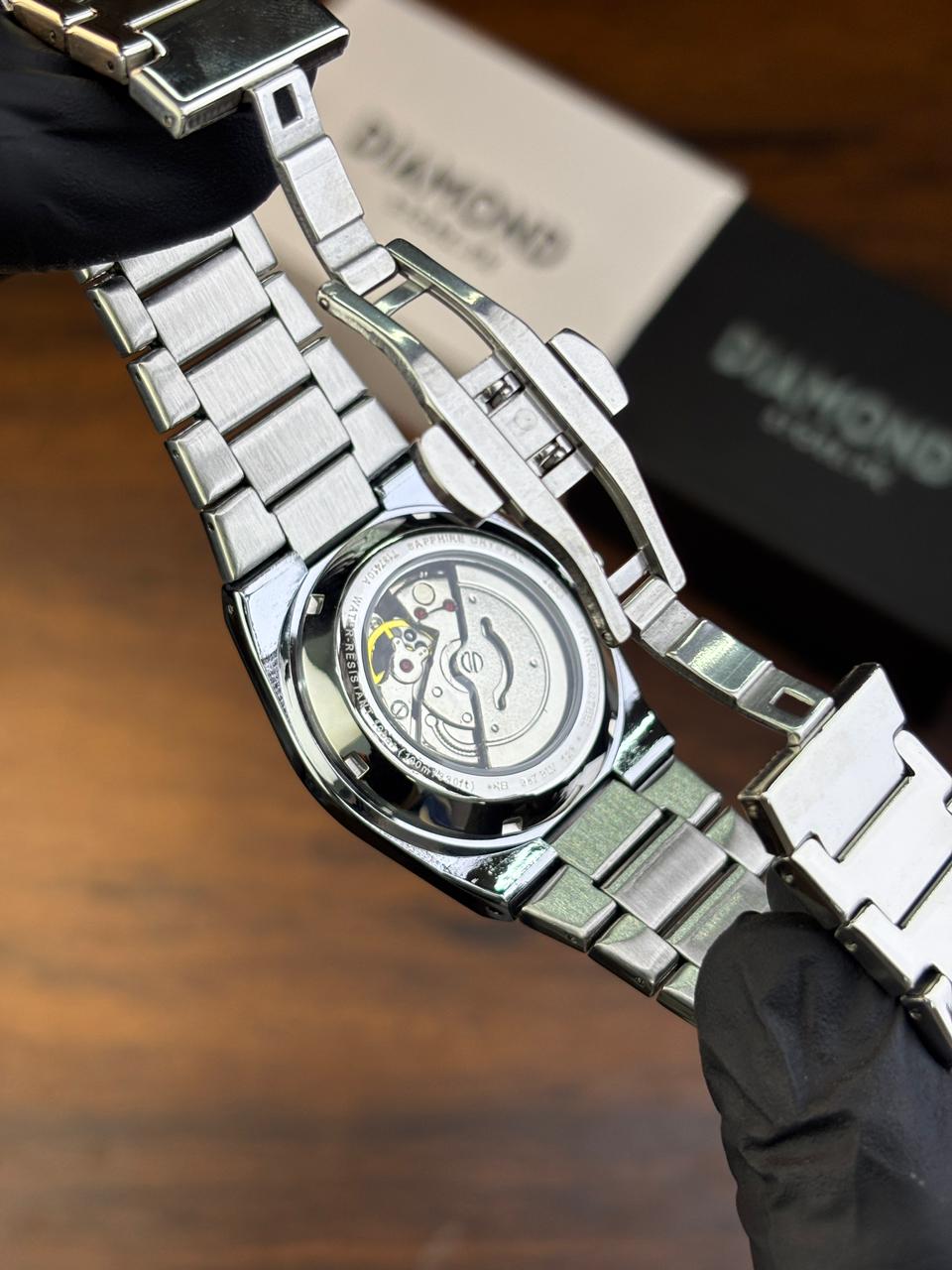 Tissot PRX Semi-Automatic – Silver with Royal Purple Dial