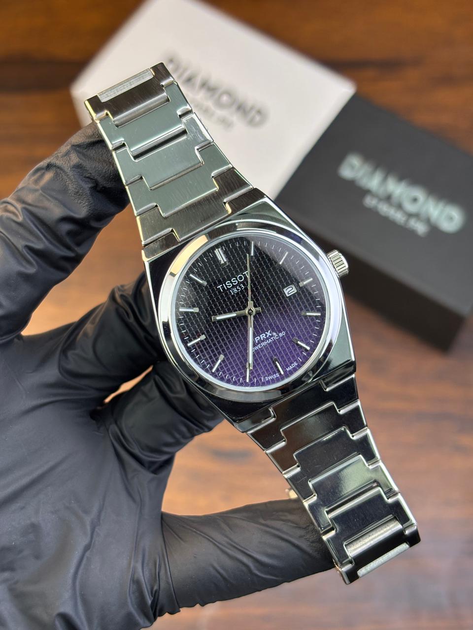 Tissot PRX Semi-Automatic – Silver with Ice Grey Dial