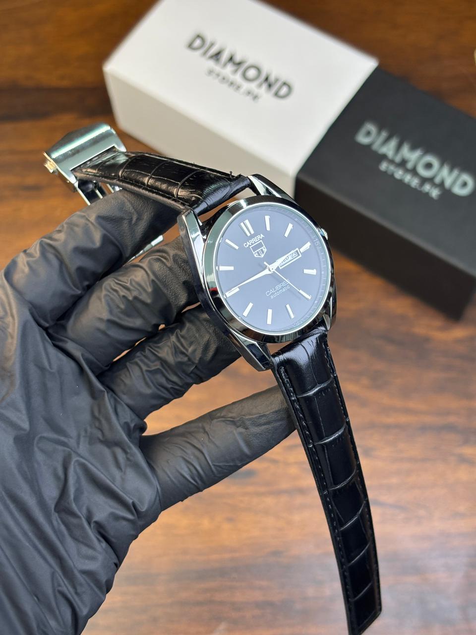 TAG Heuer Calibre 5 – Silver with Black Dial