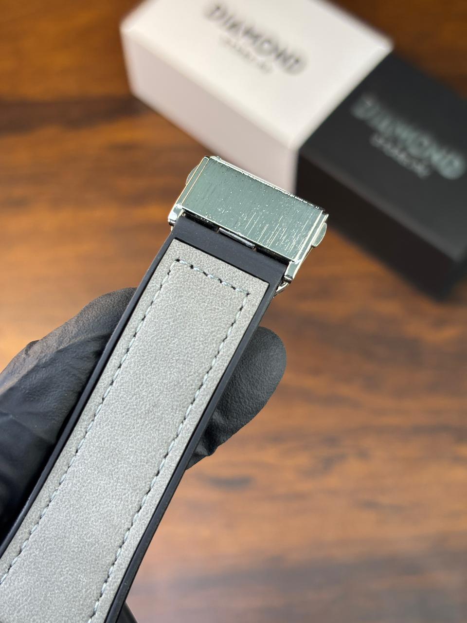 HB Strap Watch – Grey with Grey Dial