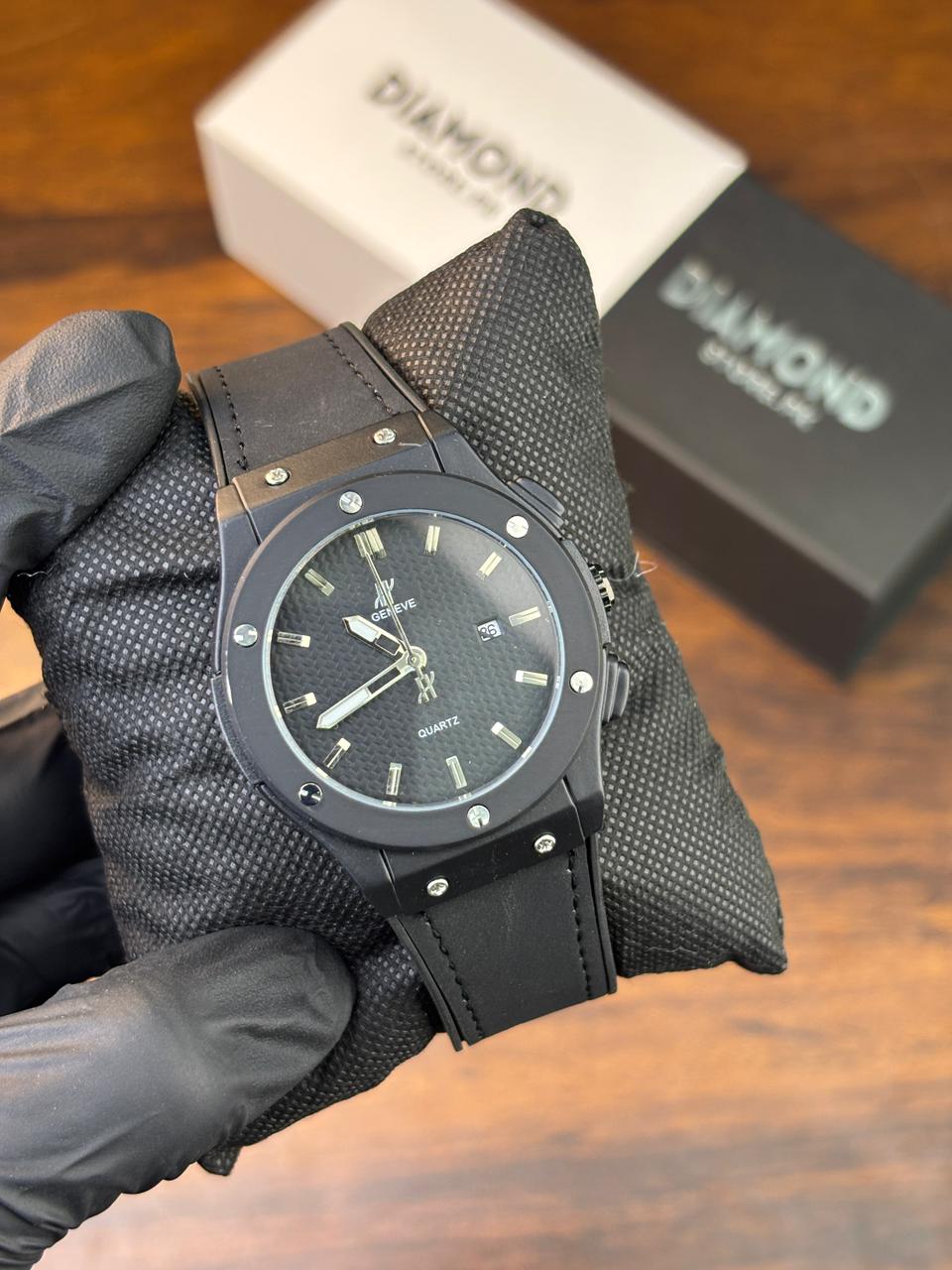 HB Strap Watch – Full Black Edition