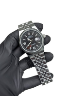 Rolex Watch 2025 Edition - Silver With Black Dial