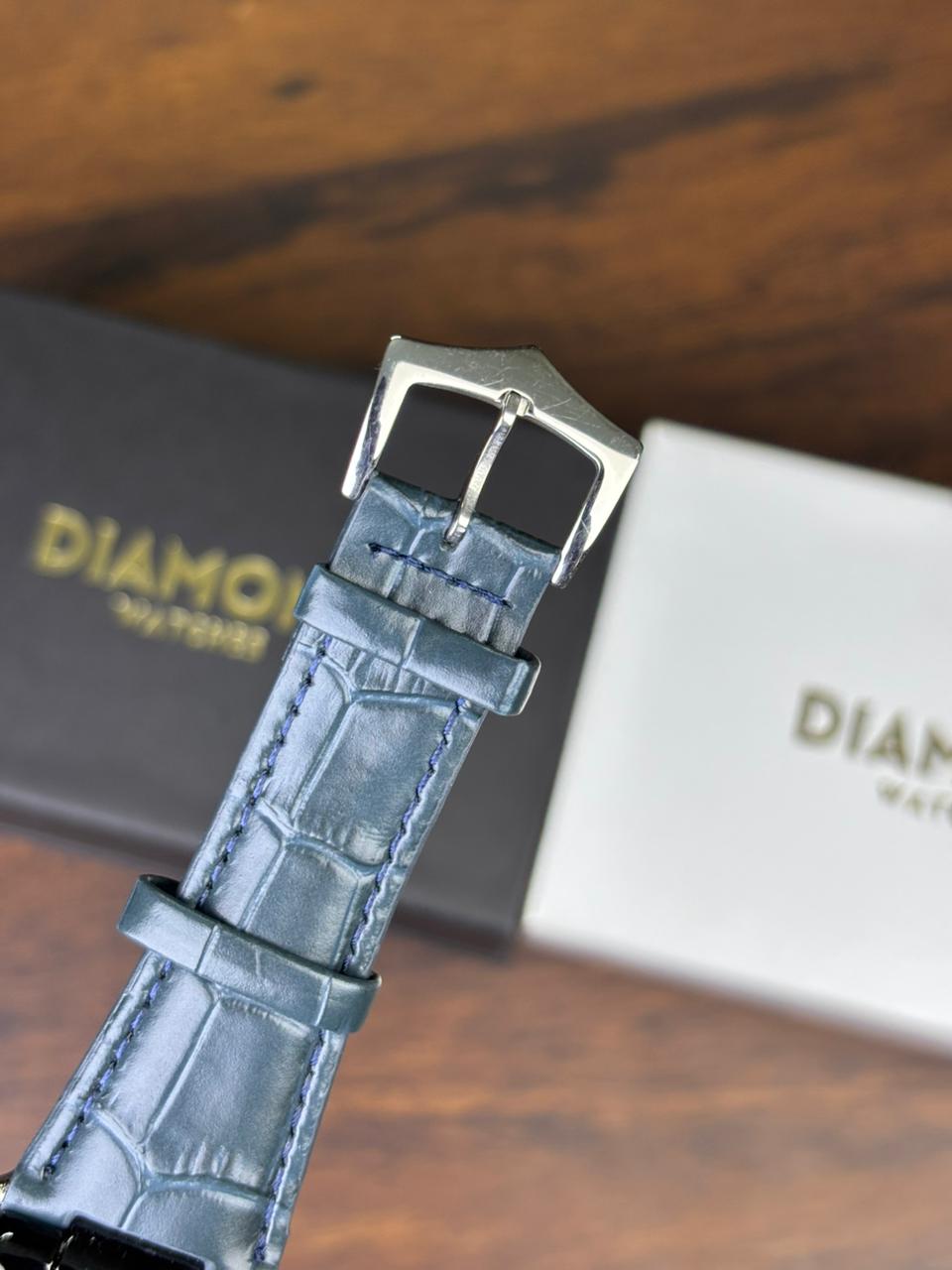 Patek Strap Watch – Blue with Blue Dial